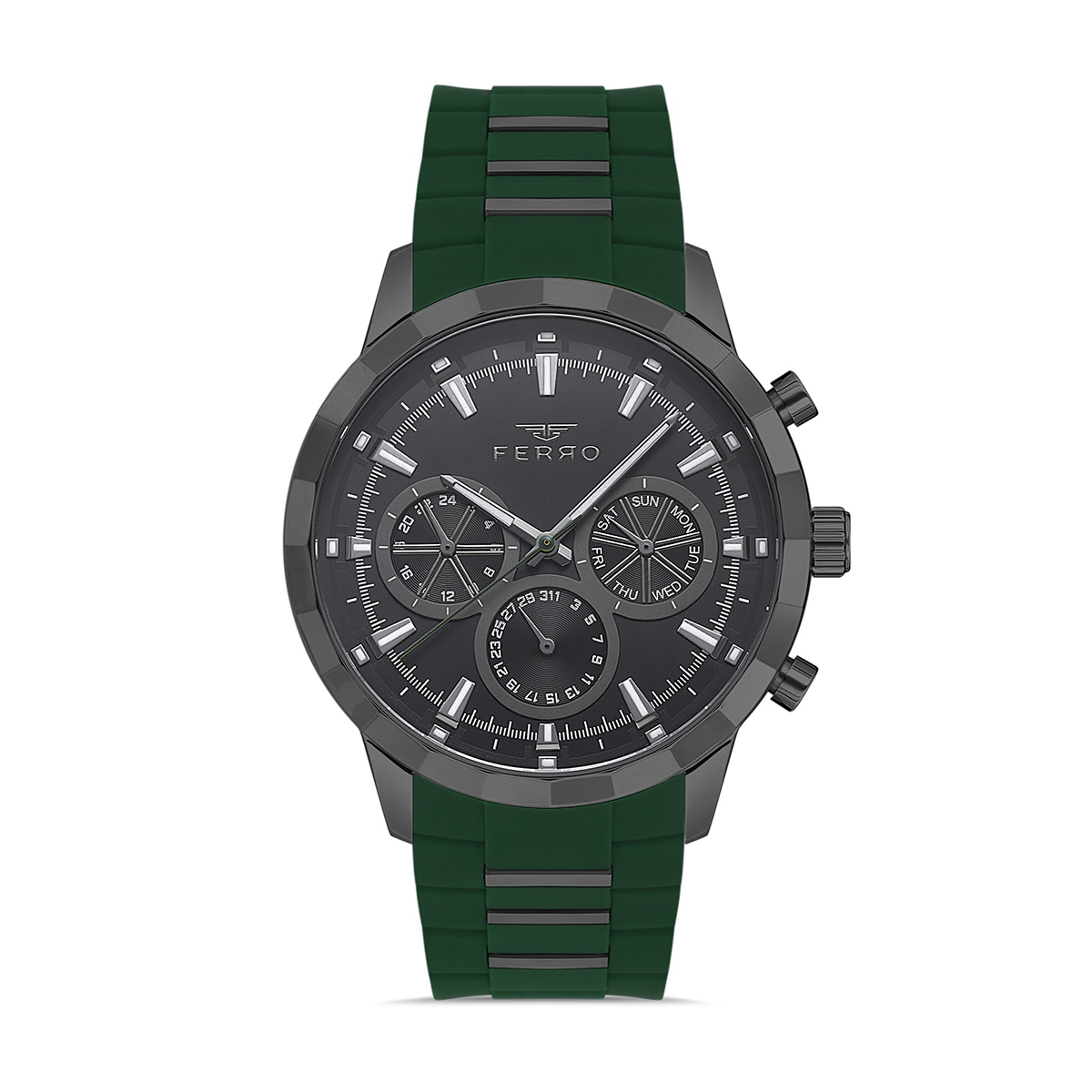 MONTRE FERRO HOMME M.FONCTION SILICONE
